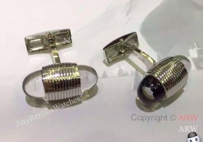 AAA Grade Copy Montblanc Urban Walker Cufflinks Silver Ring